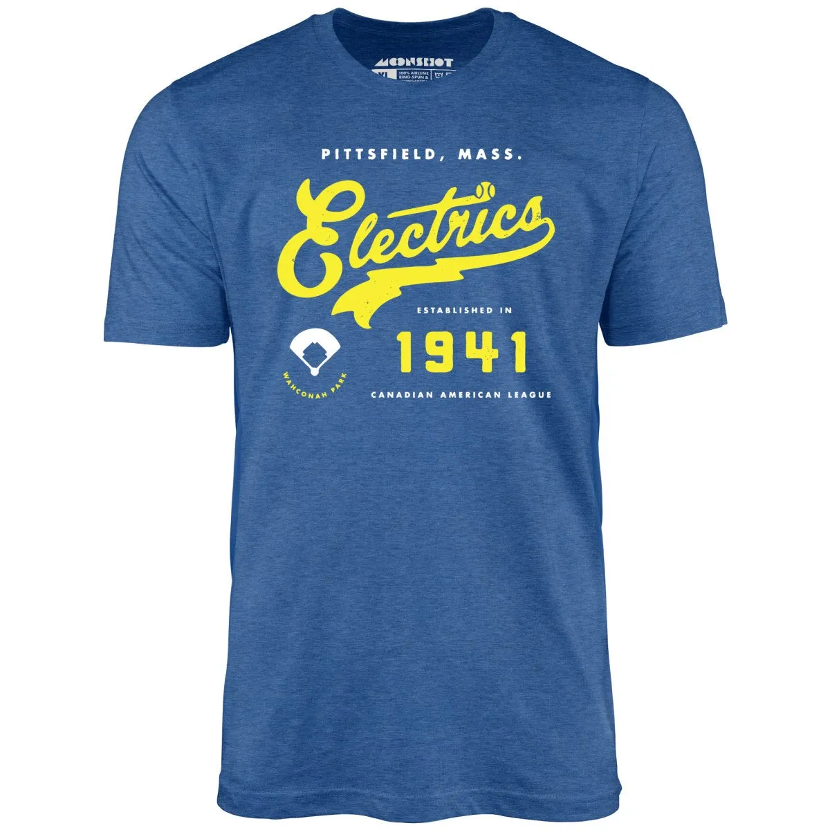 Pittsfield Electrics - Massachusetts - Vintage Defunct Baseball Teams - Unisex T-Shirt