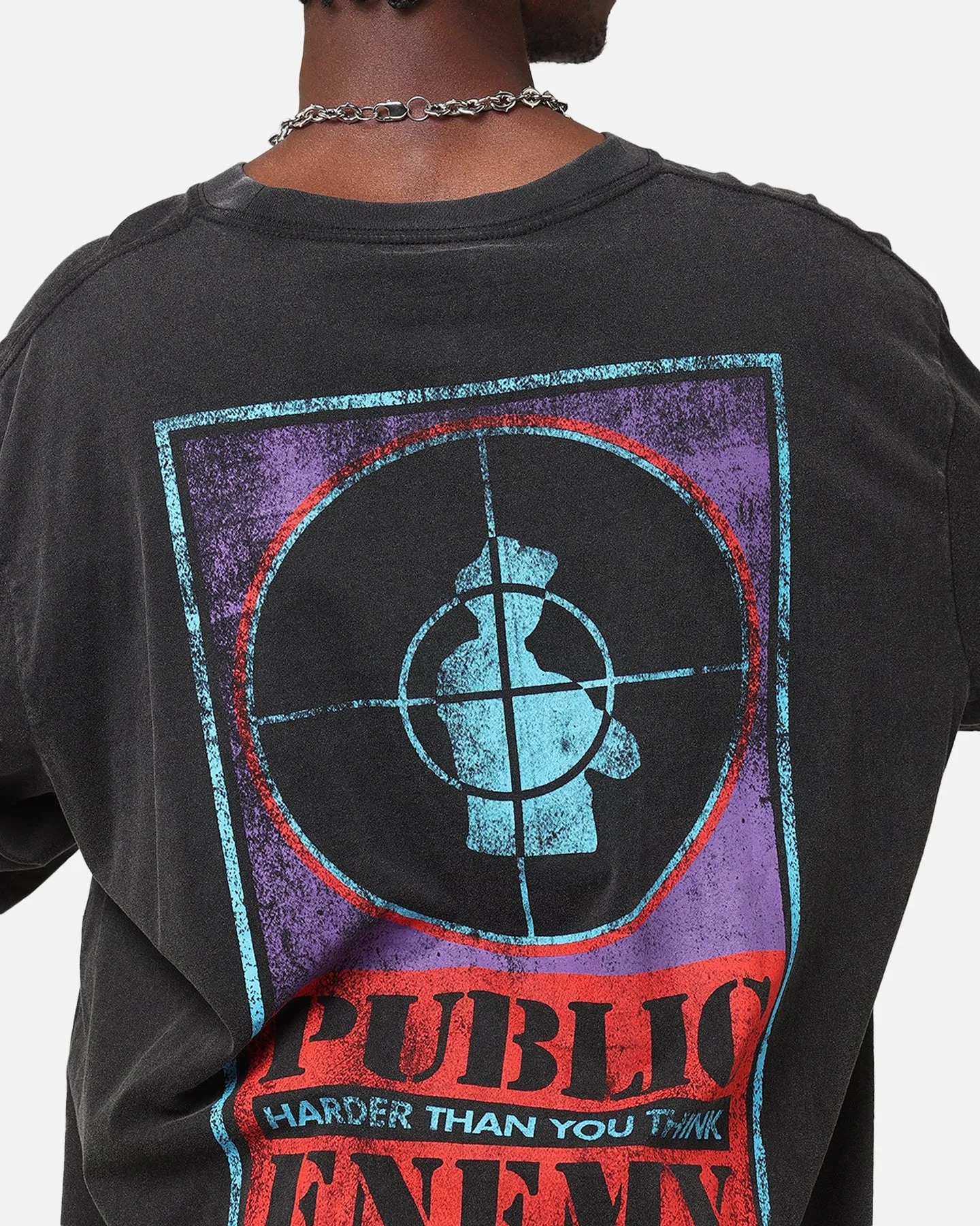 Public Enemy Harder Than T-Shirt Washed Black