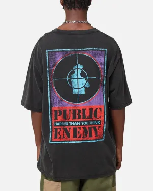 Public Enemy Harder Than T-Shirt Washed Black