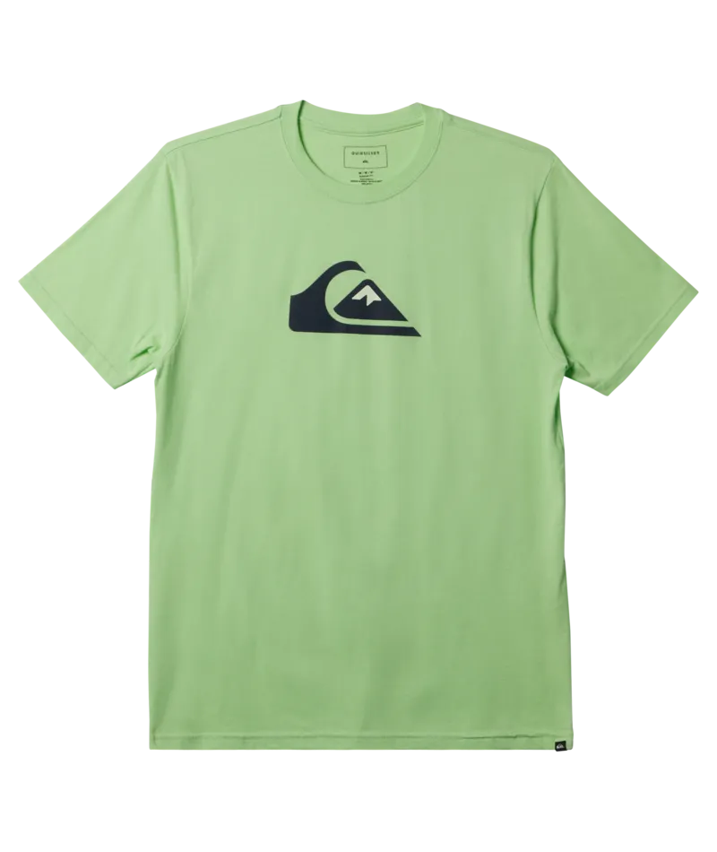 Quiksilver Comp Logo Tee-Paradise Green