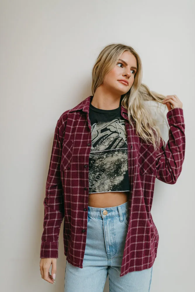 Rascal Flatts Band Tee Flannel