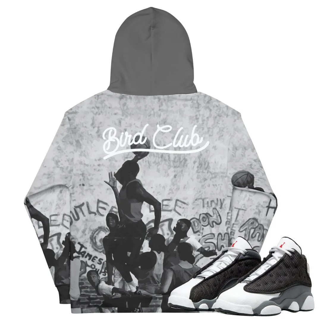 Retro 13 Black Flint Playground Hoodie