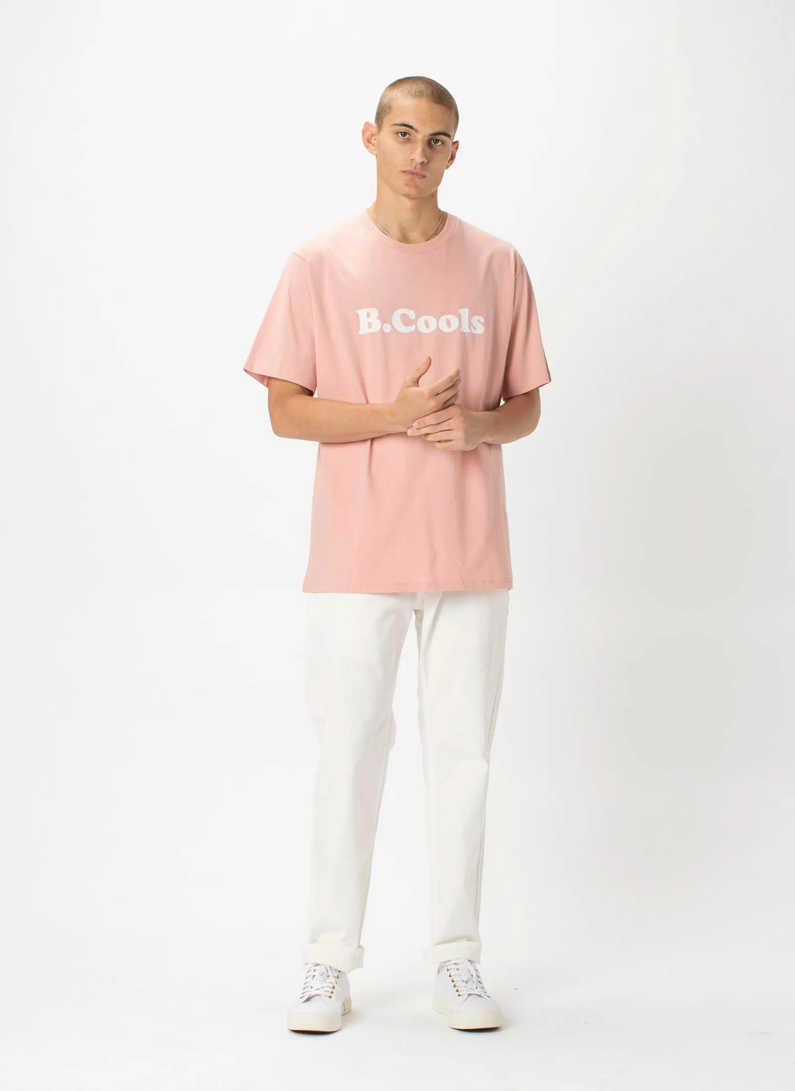 Retro Logo Tee Dusty Pink