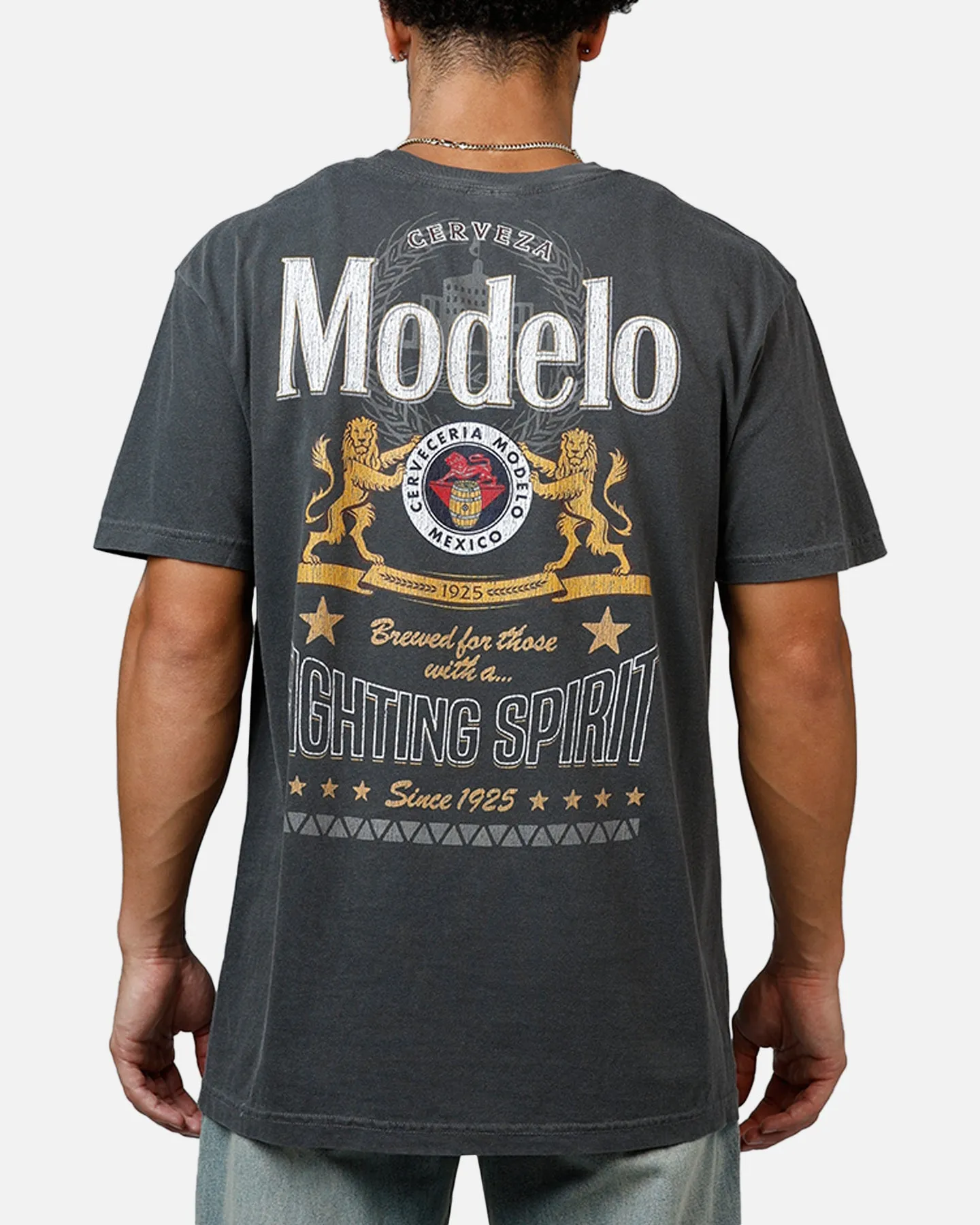 Ripple X Modelo Fighting Spirit T-Shirt Washed Black