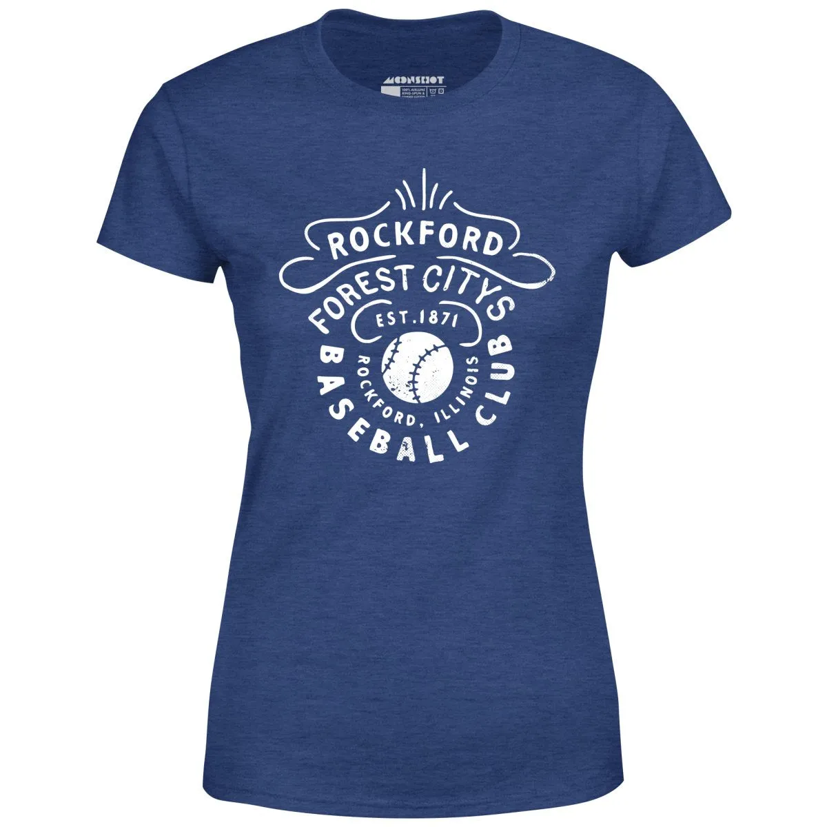 Rockford Forest Citys - Illinois - Vintage Defunct Baseball Teams - Women's T-Shirt