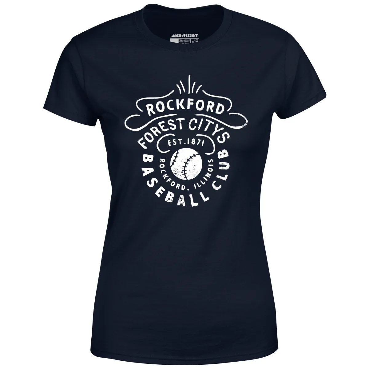 Rockford Forest Citys - Illinois - Vintage Defunct Baseball Teams - Women's T-Shirt