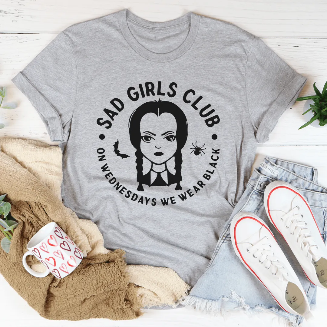 Sad Girls Club Wednesdays We Wear Black Graphic T-Shirt