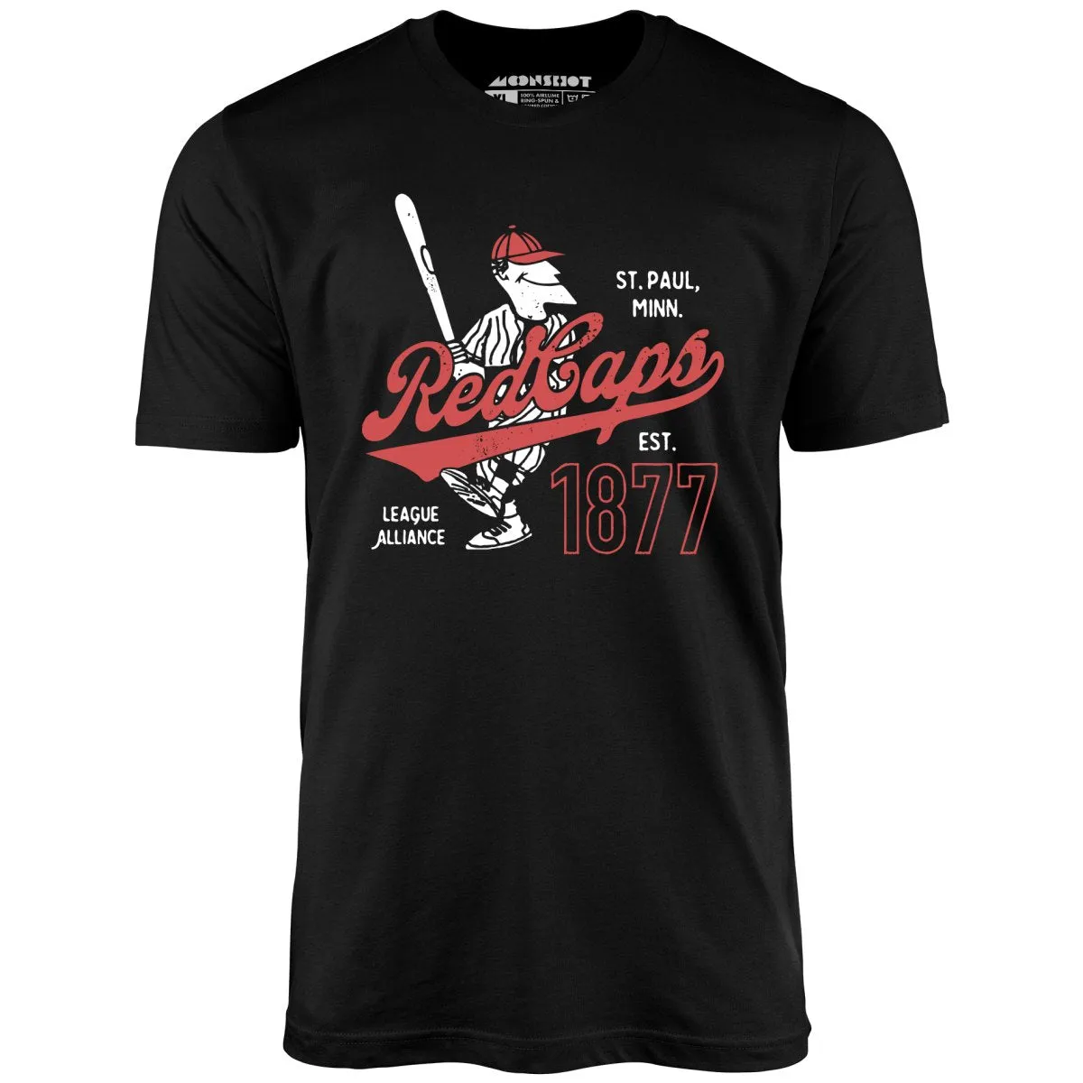 Saint Paul Red Caps - Minnesota - Vintage Defunct Baseball Teams - Unisex T-Shirt