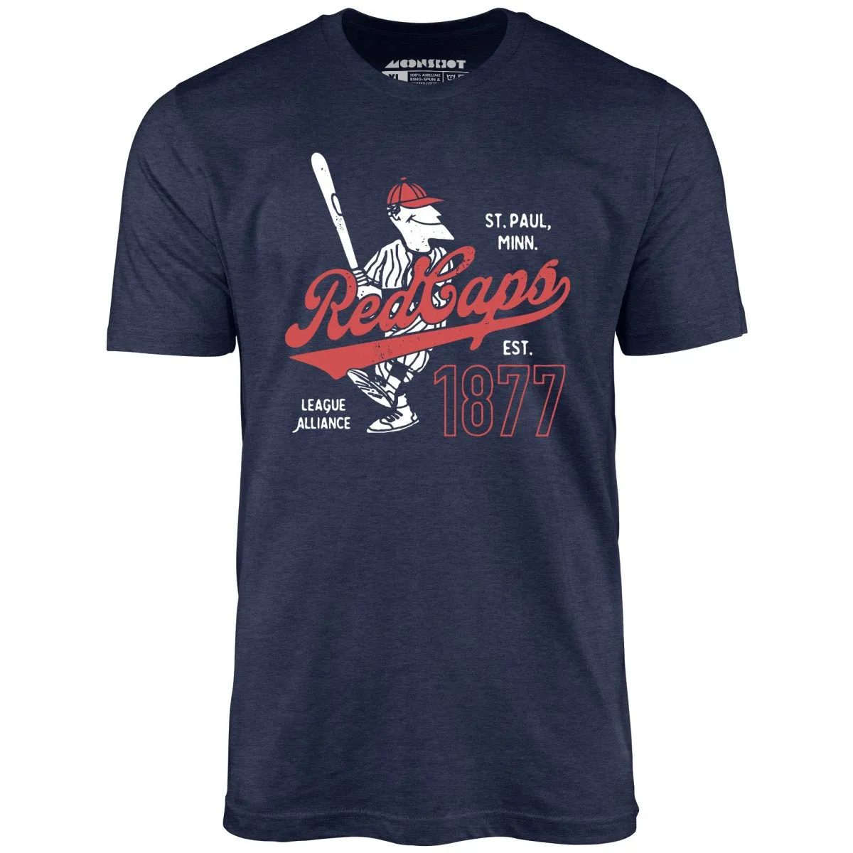 Saint Paul Red Caps - Minnesota - Vintage Defunct Baseball Teams - Unisex T-Shirt