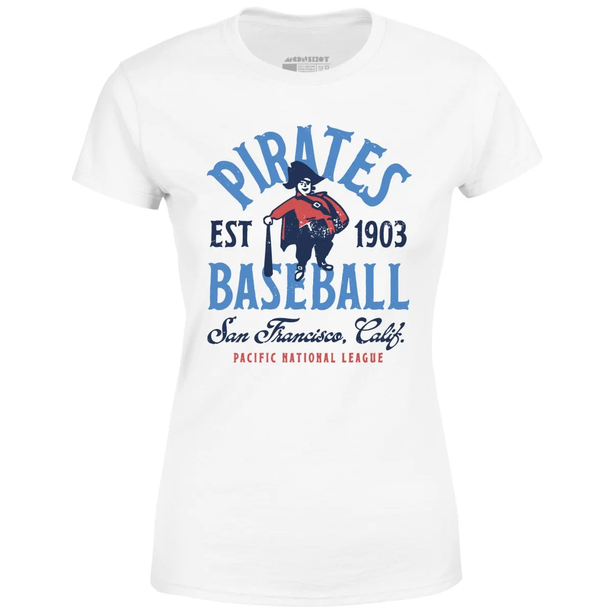 San Francisco Pirates - California - Vintage Defunct Baseball Teams - Women's T-Shirt