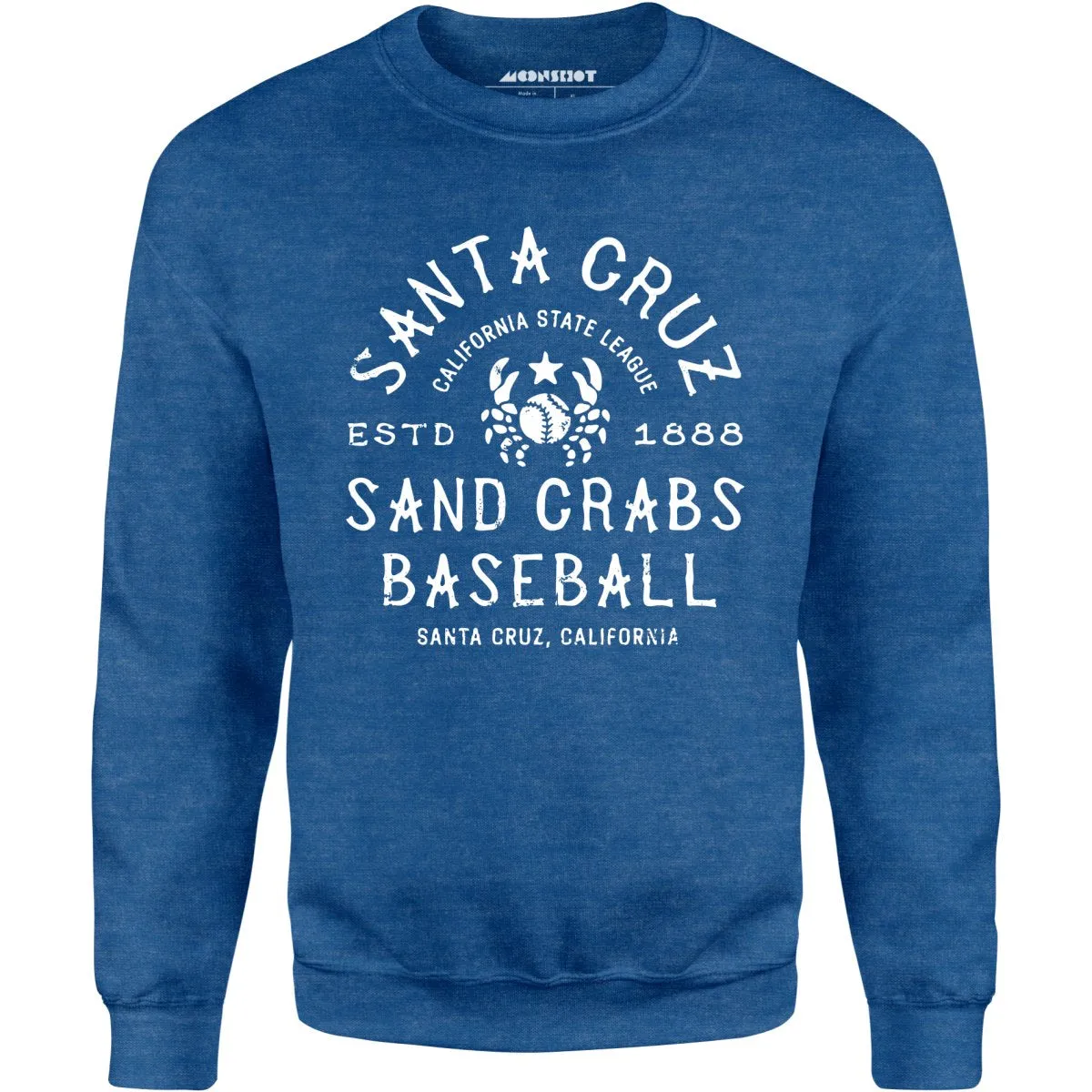 Santa Cruz Sand Crabs - California - Vintage Defunct Baseball Teams - Unisex Sweatshirt