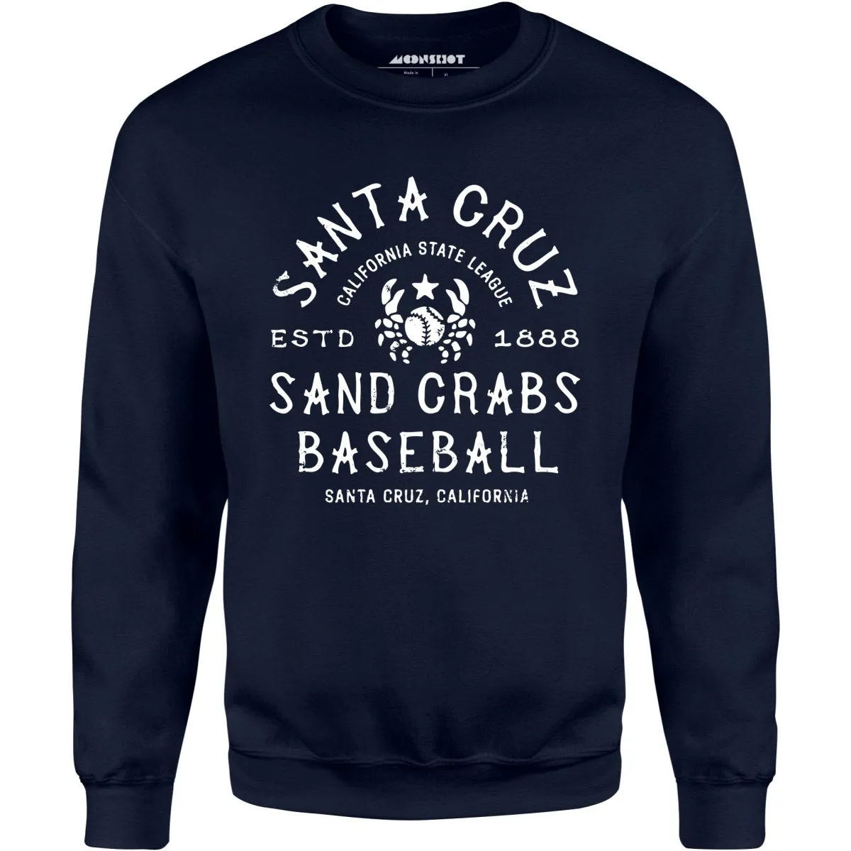 Santa Cruz Sand Crabs - California - Vintage Defunct Baseball Teams - Unisex Sweatshirt