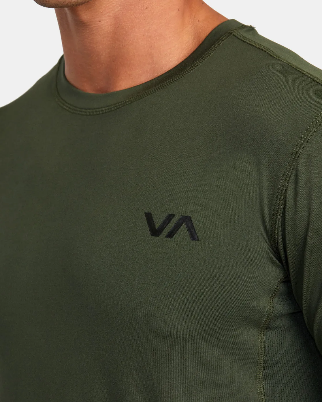 Sport Vent Long Sleeve Tee - Dark Olive