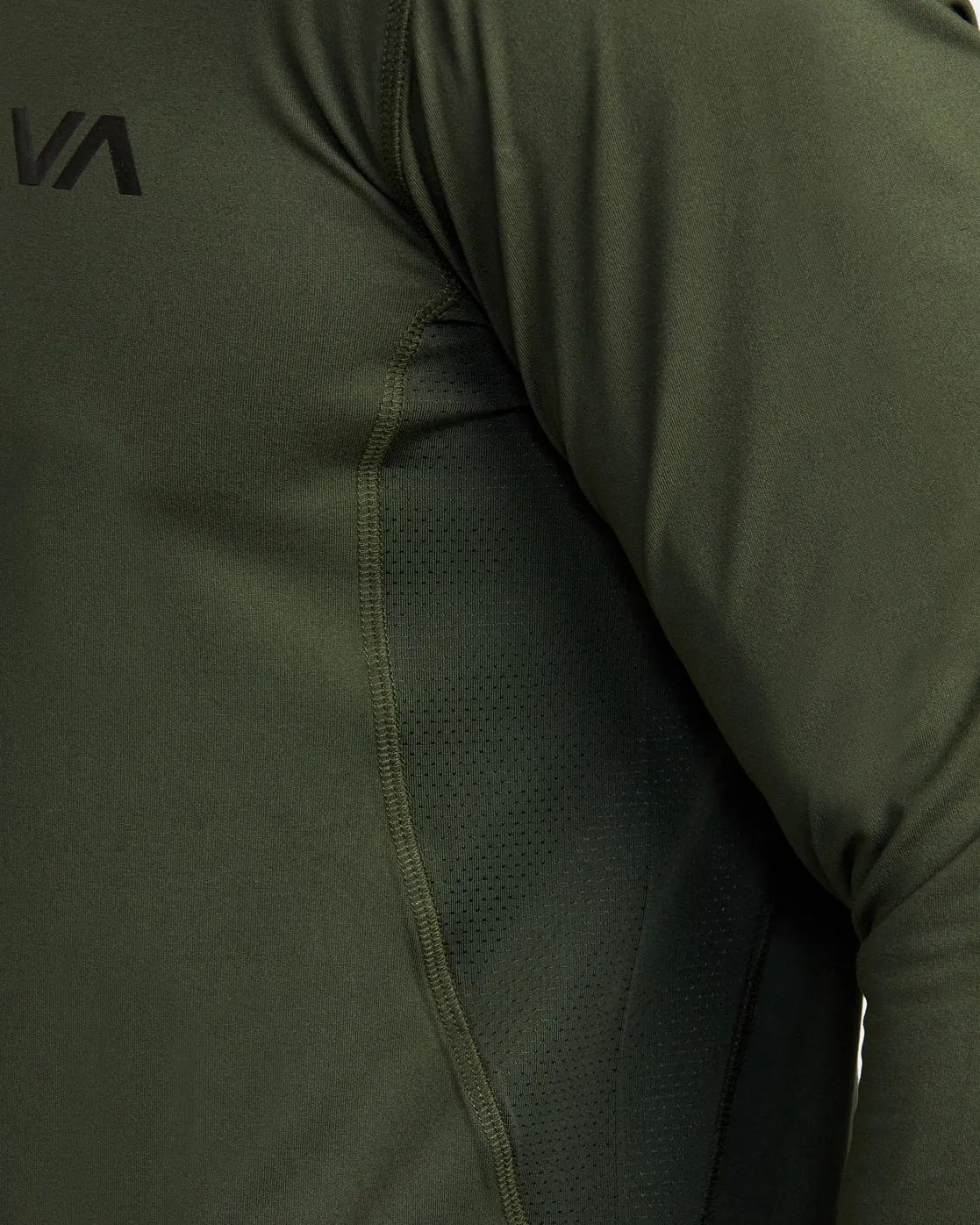 Sport Vent Long Sleeve Tee - Dark Olive