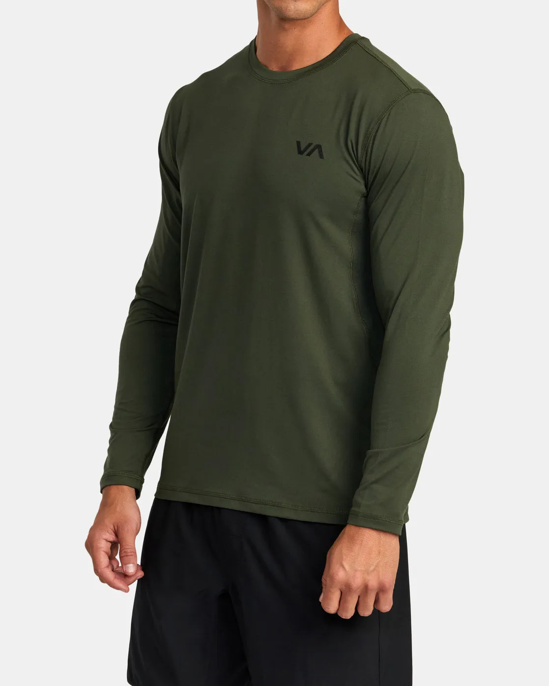 Sport Vent Long Sleeve Tee - Dark Olive