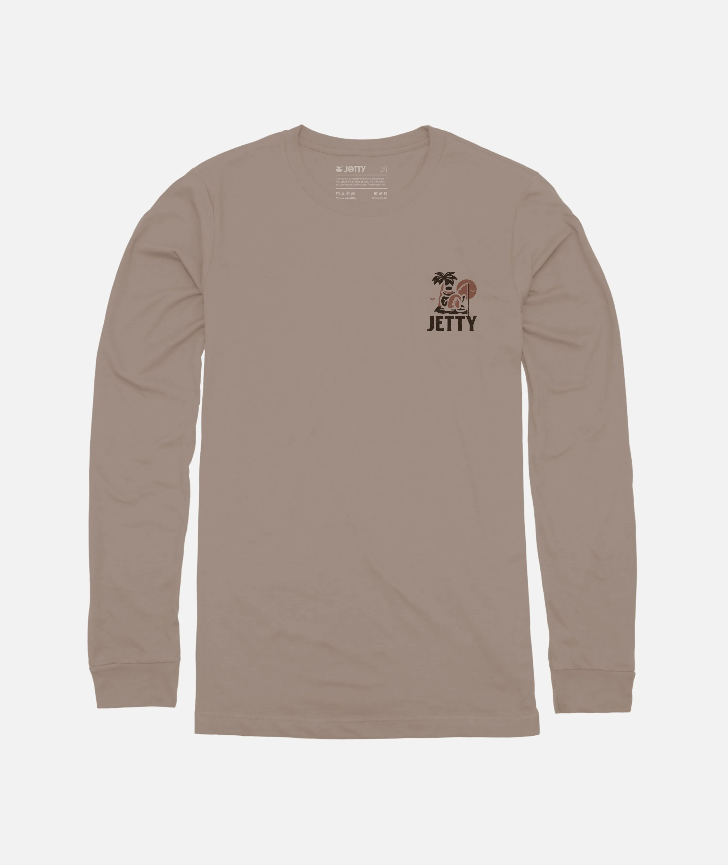 Stranded Long Sleeve - Grey