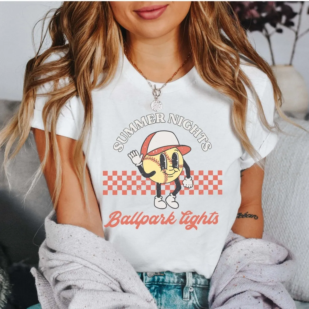 Summer Nights Softball Tee