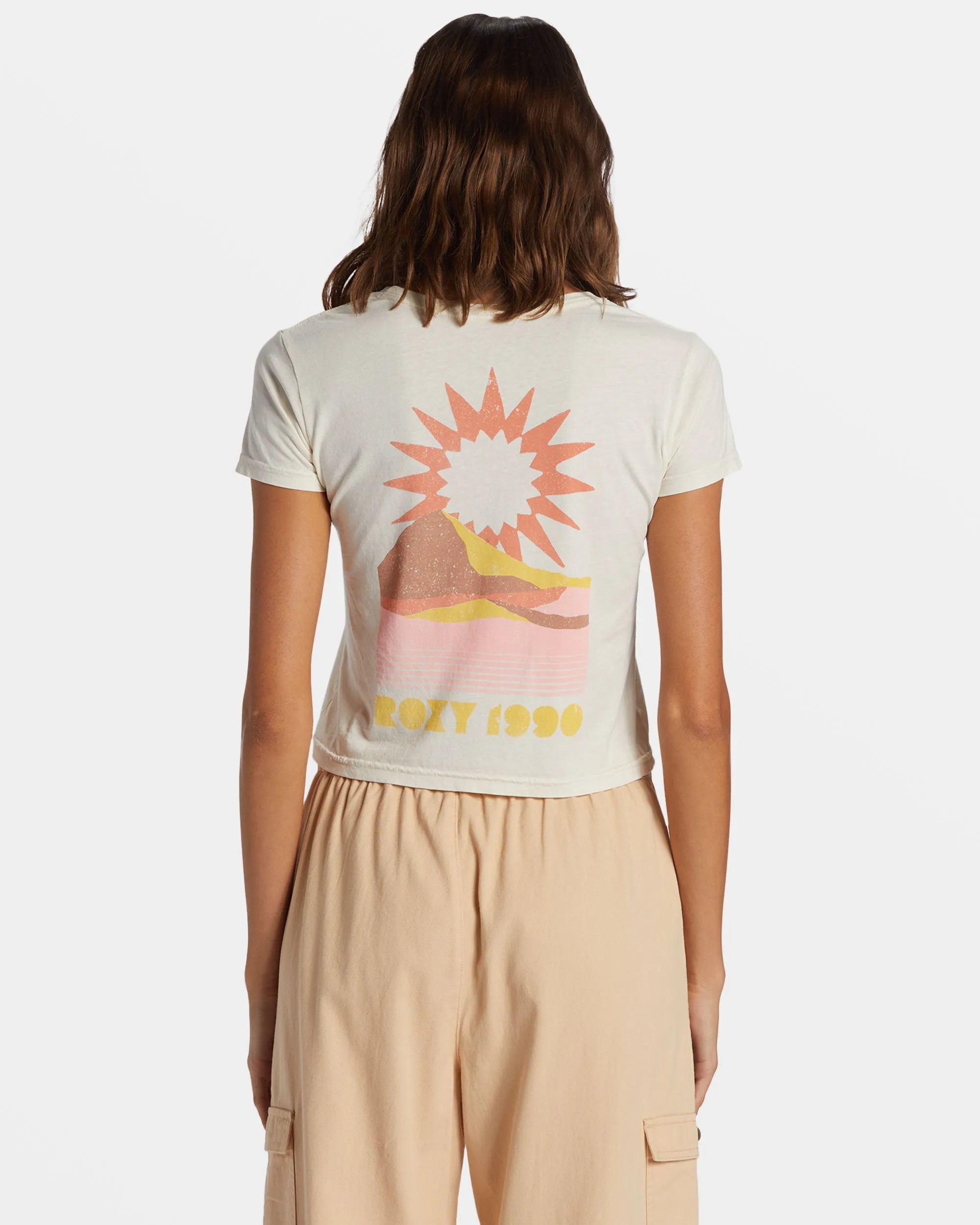 Sun Block Short Sleeve T-Shirt - Egret