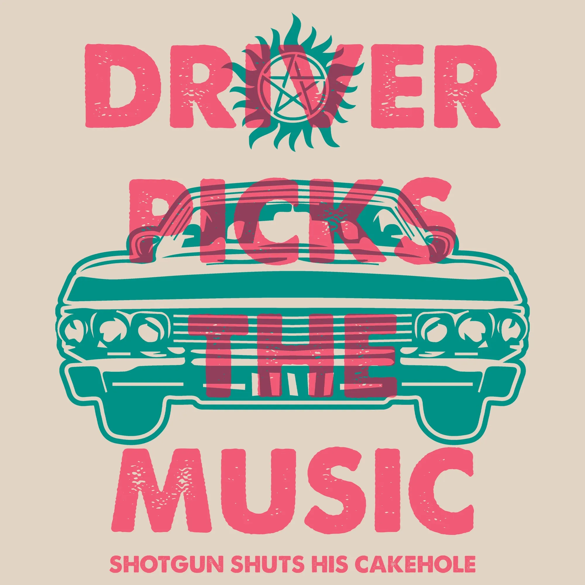 Supernatural - Driver Picks the Music Tee