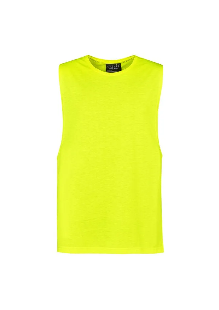 Syzmik Mens His Vis Sleeveless Tee (ZH297)