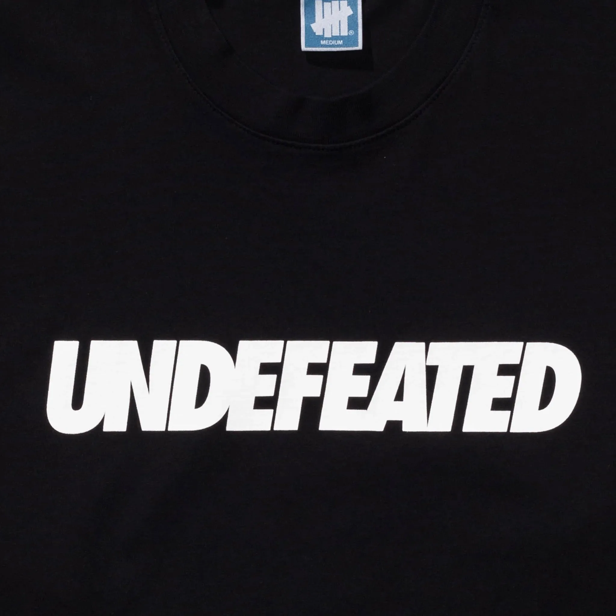 Undefeated Big Logo Long Sleeve Tee Black