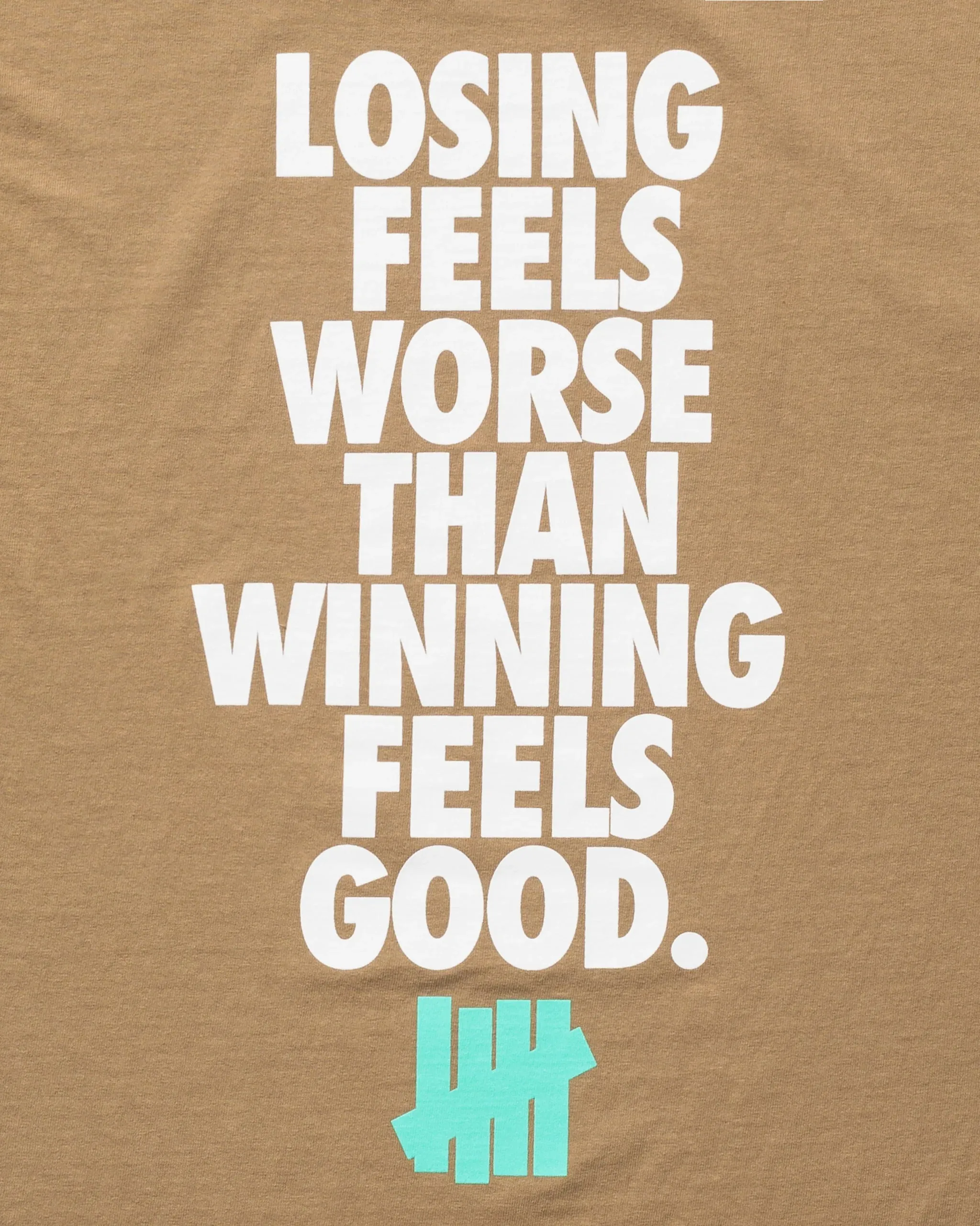 Undefeated Feel Good Tee Tan