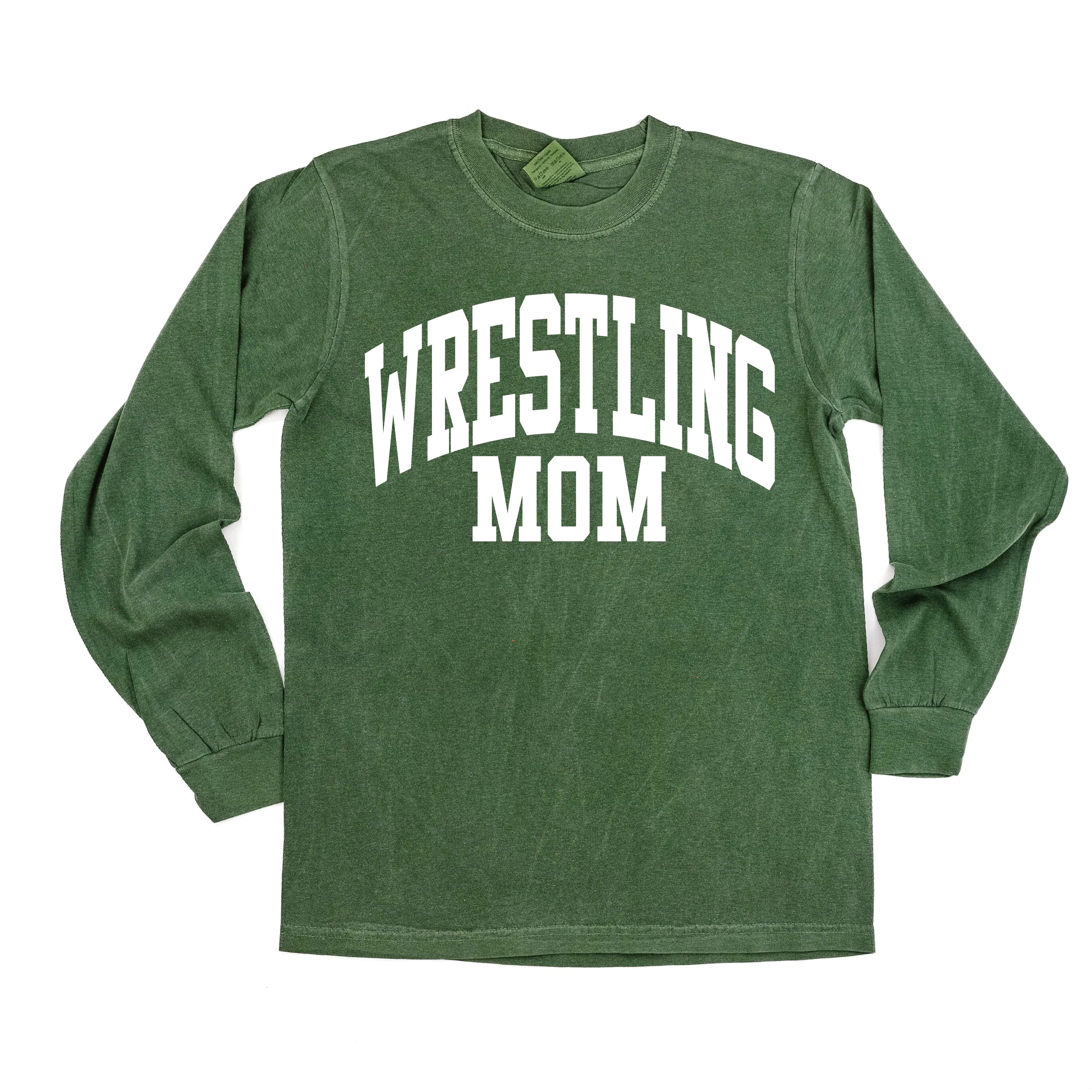 Varsity Style - WRESTLING MOM - LONG SLEEVE COMFORT COLORS TEE